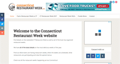 Desktop Screenshot of connecticutrestaurantweek.com
